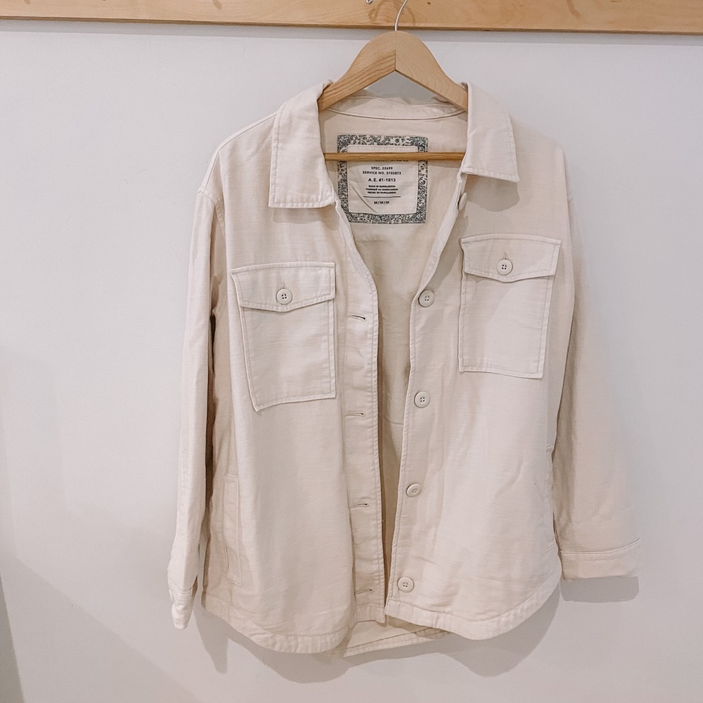 American eagle button up shacket